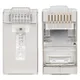 Коннектор RJ-45 TERACOM экранированный 8P8C Cat.5E универсальный (упак.20шт)