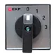 Переключатель кулачковый ПК-1-102 25А 2P «0-1-2-3» IP65 EKF