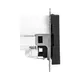 Механизм розетки с USB-C - 2шт, 16А, с заземлением, со шторками, чёрный Эпика EKF