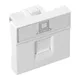 Розетка RJ45 кат. 5e, 2 модуля EKF