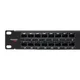 Патч-панель высокой плотности TERACOM PRO 19'' Cat.5E 1U неэкранированная UTP 48 портов RJ-45 Dual IDC с органайзером