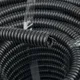 Труба гофр. негорючая безгалогеновая FRHF с протяжкой d20 мм (100 м) черная EKF-Plast