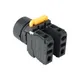 Кнопка SB-31 плоская с фиксацией 1NO+1NС красная IP65 EKF