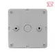 Коробка распределительная KMP-030-035 с крышкой (100х100х50) для прямого монтажа без мембр. вводов серая IP54 EKF