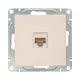 Механизм розетки RJ11, кремовый Эпика EKF