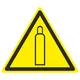 Знак наклейка W19 "Газовый баллон" (200x200x200) ГОСТ 12.4.026-2015 EKF PROxima