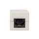 Адаптер проходной TERACOM Cat.5E неэкранированный RJ45-RJ45 белый