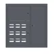 Щит этажный 9 кв. RAL7016 3 окна в ряд по гориз. (1000х950х150) EKF PROxima