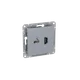 Механизм розетки HDMI+RJ45 (cat5), алюминий Эпика EKF