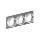 3 - местная рамка, IP44, белая, пластик Эпика EKF