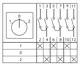Переключатель кулачковый ПК-1-43 25А 3P "1-0-2" EKF PROxima