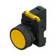 Кнопка SB-31 плоская с фиксацией 1NO черная IP65 EKF