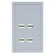 Щит этажный ЩЭ 4 кв. без слабот. отс. (1010х650х160) IP31 EKF PROxima