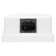 Розетка настенная TERACOM Cat.5E неэкранированная 1 порт RJ-45 Dual IDC белая