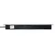 Блок розеток PDU TERACOM PRO 19" 1U 16А/250В 9 розеток Schuko шнур питания длиной 2 метра сечение 3x1,5 мм2 вилка Schuko корпус пластик черный