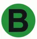 Наклейка "B" d=20 EKF PROxima