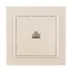 Розетка RJ-45 1-мест. СП бежевый Минск EKF