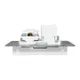 Механизм розетки TV+RJ45 (cat5), белый Эпика EKF