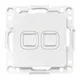 Стокгольм Механизм розетки RJ-45 2-местной белый EKF