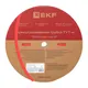 Термоусаживаемая трубка ТУТ нг 16/8 красная рулон EKF PROxima