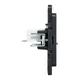 Стокгольм Механизм Розетки RJ-45 2-местной черный EKF
