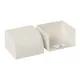 Заглушка (40х25) (4 шт) белая EKF-Plast