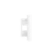 1 - местная рамка, IP44, белая, пластик Эпика EKF