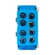 Клемма распределительная КСР с двойным винтом 2x35/2x25 синяя EKF PROxima
