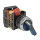 Переключатель ANLC-22 2P синий с подсветкой 380В NO+NC EKF PROxima