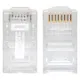 Коннектор RJ-45 TERACOM PRO неэкранированный 8P8C 30мкд Cat.5E универсальный (упак.50шт)
