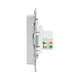 Механизм розетки RJ45 (cat5), алюминий Эпика EKF