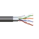 Кабель витая пара TERACOM PRO Cat.5E F/UTP 4 пары solid 24AWG с тросом сталь 1,2 мм оболочка LDPE цвет черный (катушка 305м)