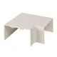 Поворот 90 гр. (60х40) (4 шт) белый EKF-Plast