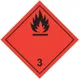 Знак наклейка для маркировки опасных грузов "Кл.3" (250x250) ГОСТ 19433-88 EKF PROxima
