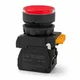Кнопка SB-27 плоская без фиксации c подсветкой 24V DC 1NC красная IP65 EKF