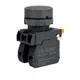 Кнопка SB-21 плоская без фиксации 1NO черная IP65 EKF