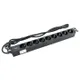 Блок розеток PDU TERACOM PRO 19" 1U 16А/250В 9 розеток Schuko шнур питания длиной 2 метра сечение 3x1,5 мм2 вилка Schuko корпус пластик черный