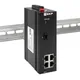 Промышленный управляемый коммутатор уровня L2 ML2-1GX/SFP-4GTP, 1 порт 1000Base-X SFP, 4 порта 10/100/1000Base-T(X) RJ45 c PoE, монтаж на динрейку TSX EKF