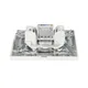 Минск Розетка RJ-45 1-местная СП белая EKF