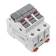 Предохранитель-разъединитель DF 10х38 3Р (тип ПВЦ) EKF