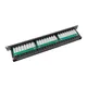 Патч-панель высокой плотности TERACOM PRO 19'' Cat.5E 1U неэкранированная UTP 48 портов RJ-45 Dual IDC с органайзером