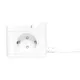 Удлинитель "Куб" 2 гнезда 1USB + 2Type C с быстрой зарядкой, подставкой под телефон и ночником 1,3 метра 1мм2