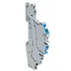 Колодка клеммная пружинная ST-2.5-NLPE 30A EKF