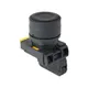 Кнопка SB-31 плоская с фиксацией 1NO черная IP65 EKF