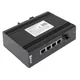 Промышленный неуправляемый коммутатор U-1GX/SFP-4GTP, 1 порт 1000Base-X SFP, 4 порта 10/100/1000Base-T(X) RJ45 c PoE, монтаж на динрейку TSX EKF