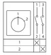 Переключатель кулачковый ПК-1-31 25А 1P "1-2" EKF PROxima