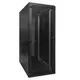 Шкаф напольный 19" TERACOM PRO 42U 600x1000 мм двери перфорированная с замком-ручкой и перфорированная чёрный