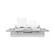Механизм розетки TV+RJ45 (cat5), алюминий Эпика EKF