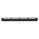 Патч-панель TERACOM PRO 19'' Cat.5E 1U неэкранированная UTP 24 порта RJ-45 Dual IDC с органайзером