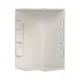 Угол внешний (100х40) (2 шт) белый EKF-Plast